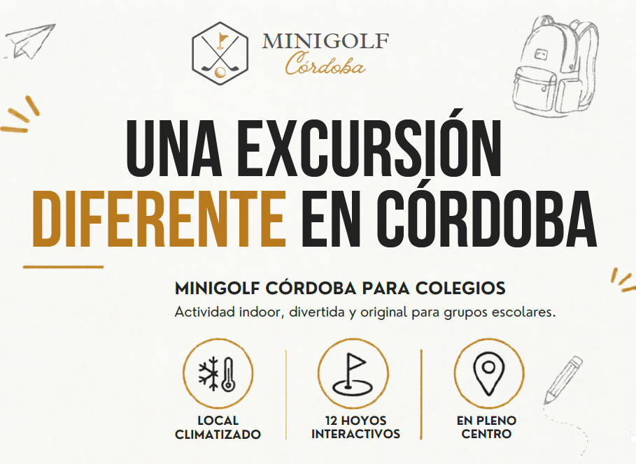 Actividad para colegios en Minigolf Córdoba